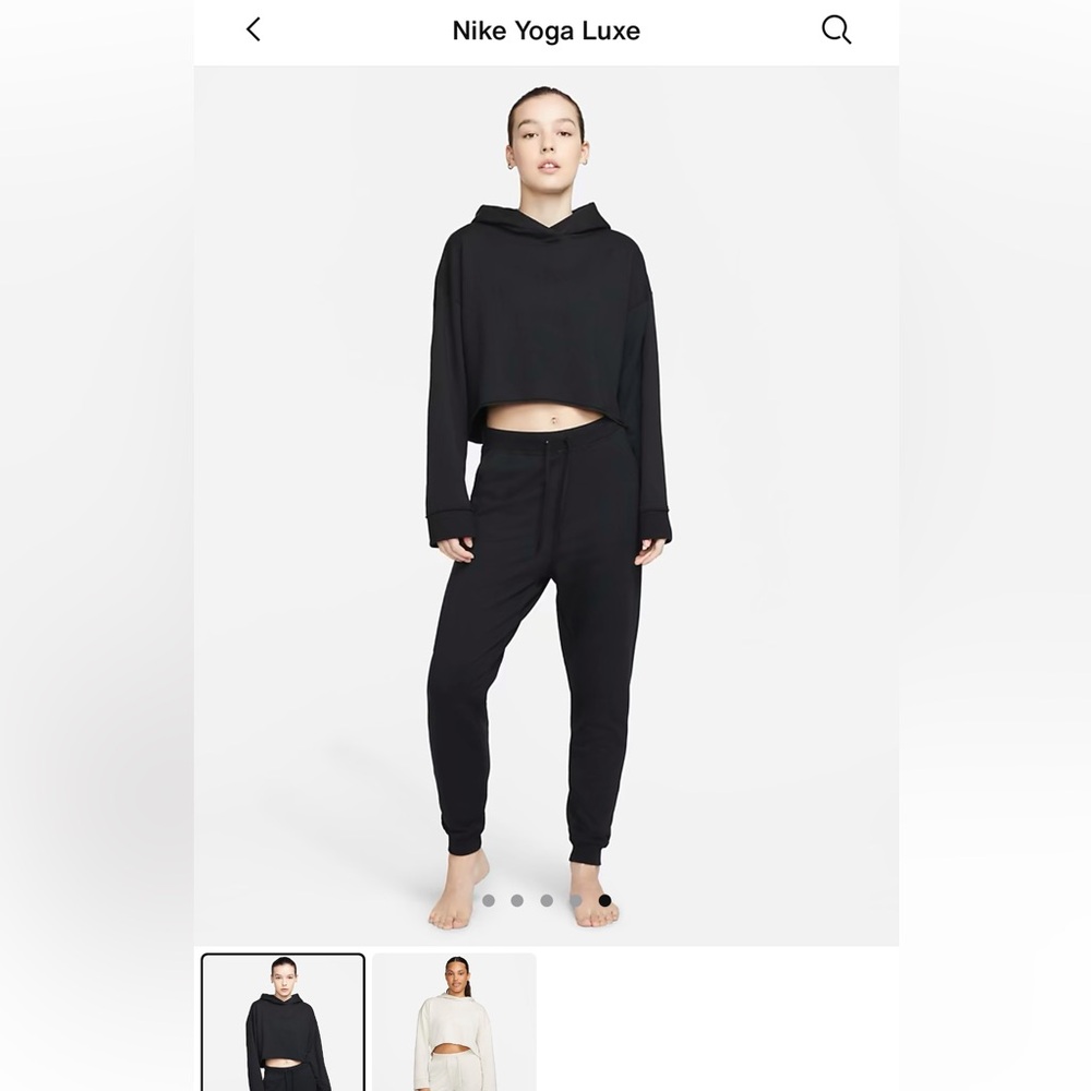 Nike Yoga Luxe Cropped Hoodie
